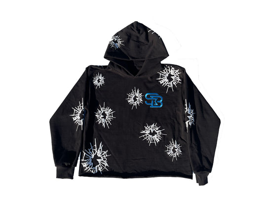ALL OVER PUFF PRINT HOODIE